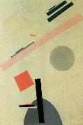 Kasimir Malevich suprematist painting oil on canvas